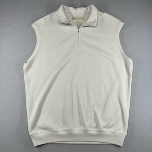 Donald Ross Men's CL Golf Cream Vest Colonial Golf Gear Country Club